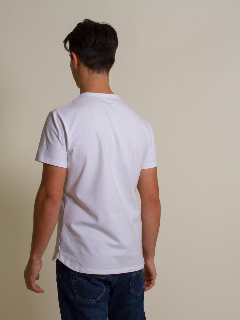 Basic Chest T-Shirt - White