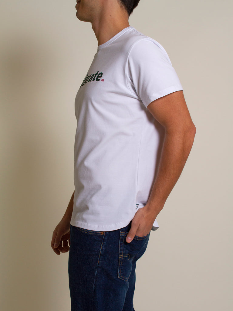 Basic Chest T-Shirt - White