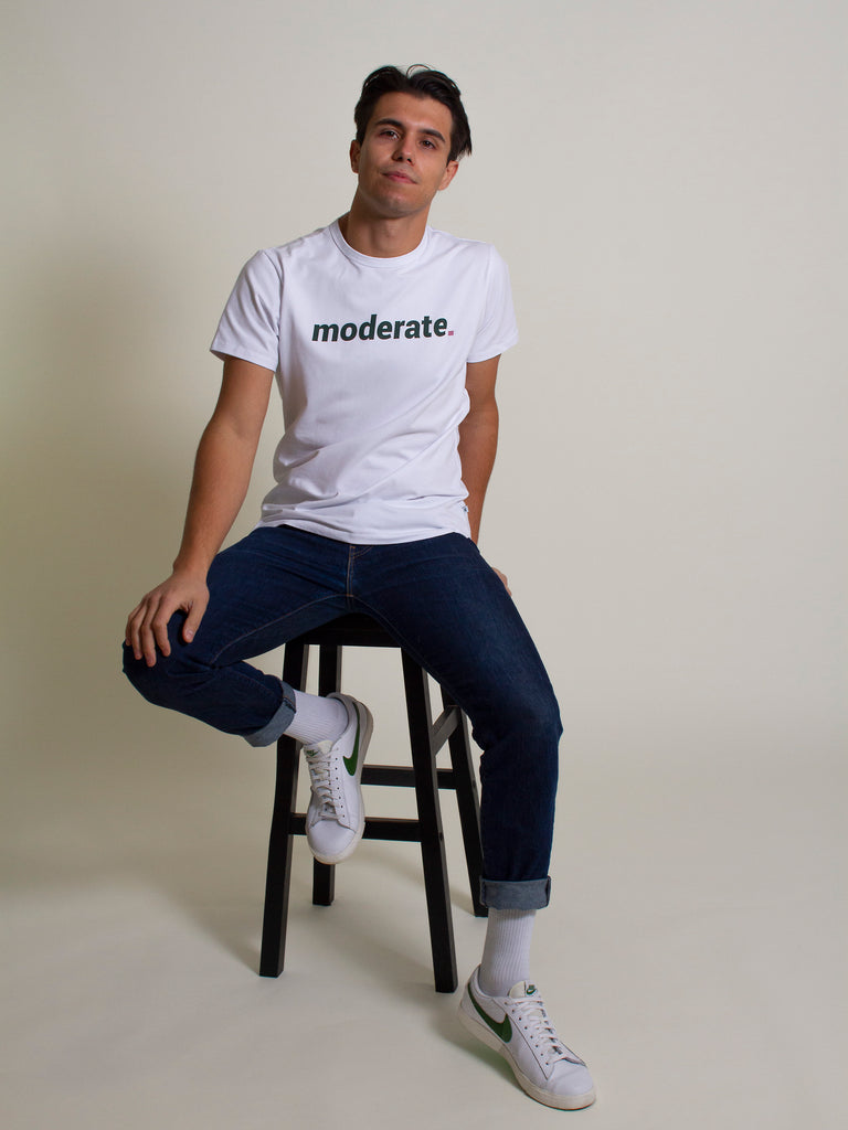 Basic Chest T-Shirt - White