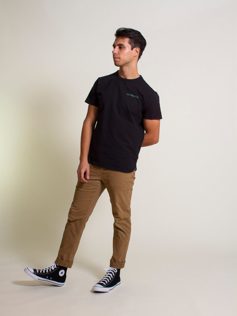 Left Chest T-Shirt - Black