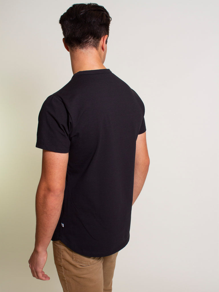 Left Chest T-Shirt - Black