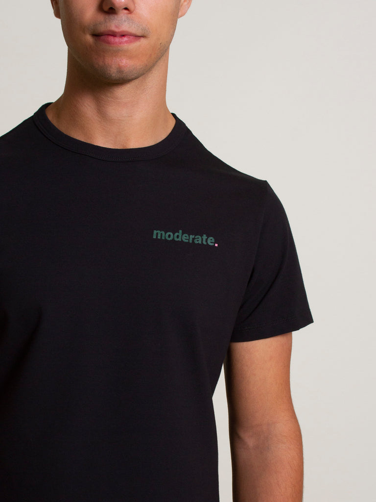 Left Chest T-Shirt - Black