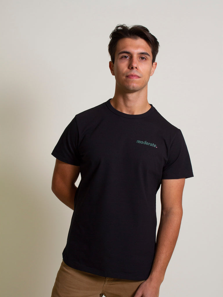 Left Chest T-Shirt - Black