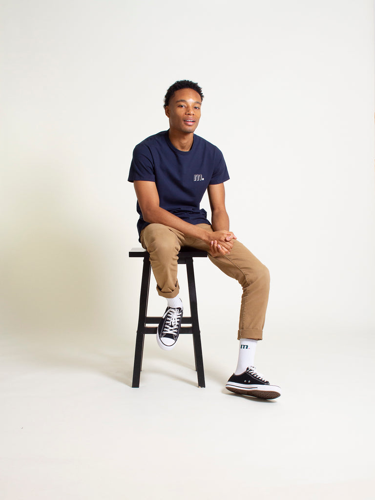 Motor Back T-Shirt - Navy