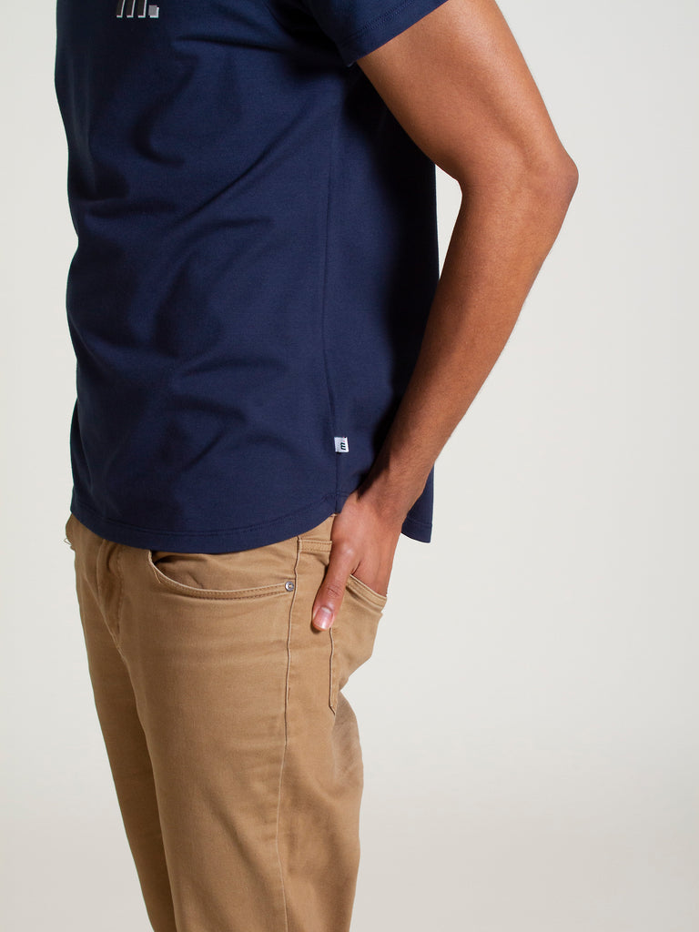 Motor Back T-Shirt - Navy